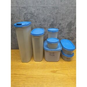 Tupperware Modular Mate Oval Container w/Lid 1615/1614/1605/1792/1611/1606 Lot 7